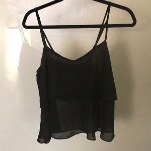 Foreign exchange Sheer tank top